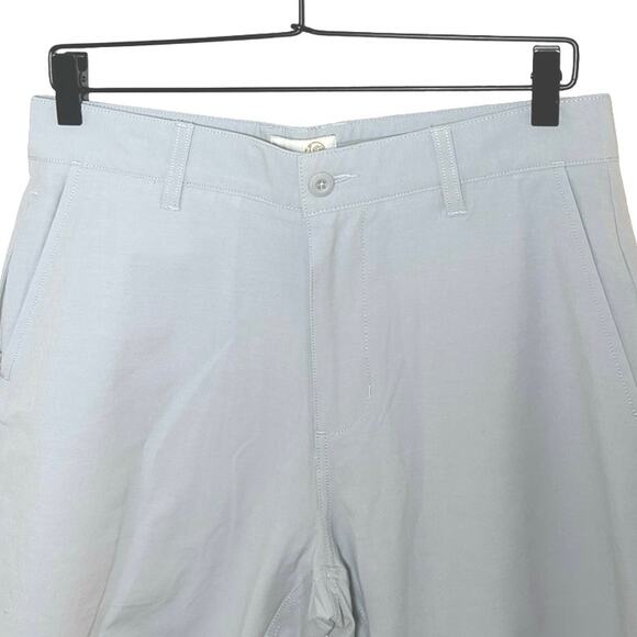 Reyn Spooner Men’s Aloha ‘Aina 4 Way Stretch Shorts Light Gray Size 30 - Picture 5 of 9